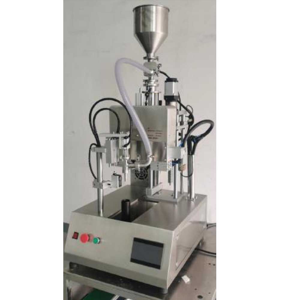 BUS-50AL Semi Automatic Tabletop Aluminum Tube Filling and Sealing Machine