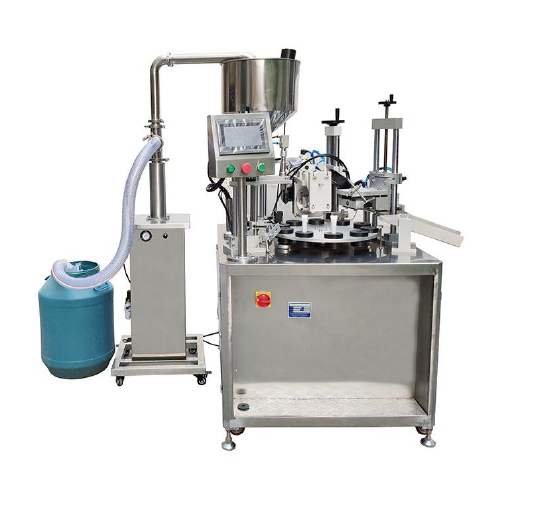 BUS-2020TTF Semi Automatic Ultrasonic Plastic Tube Filler and Sealer and BUS-05FF Material Feeding Pump